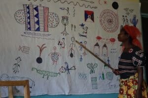 A Banachimbusa teaching Bemba Tradition/Culture