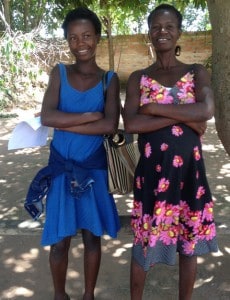 Mapalo Mungwele (left) and her mother